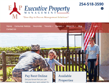 Tablet Screenshot of executivepropmgmt.biz